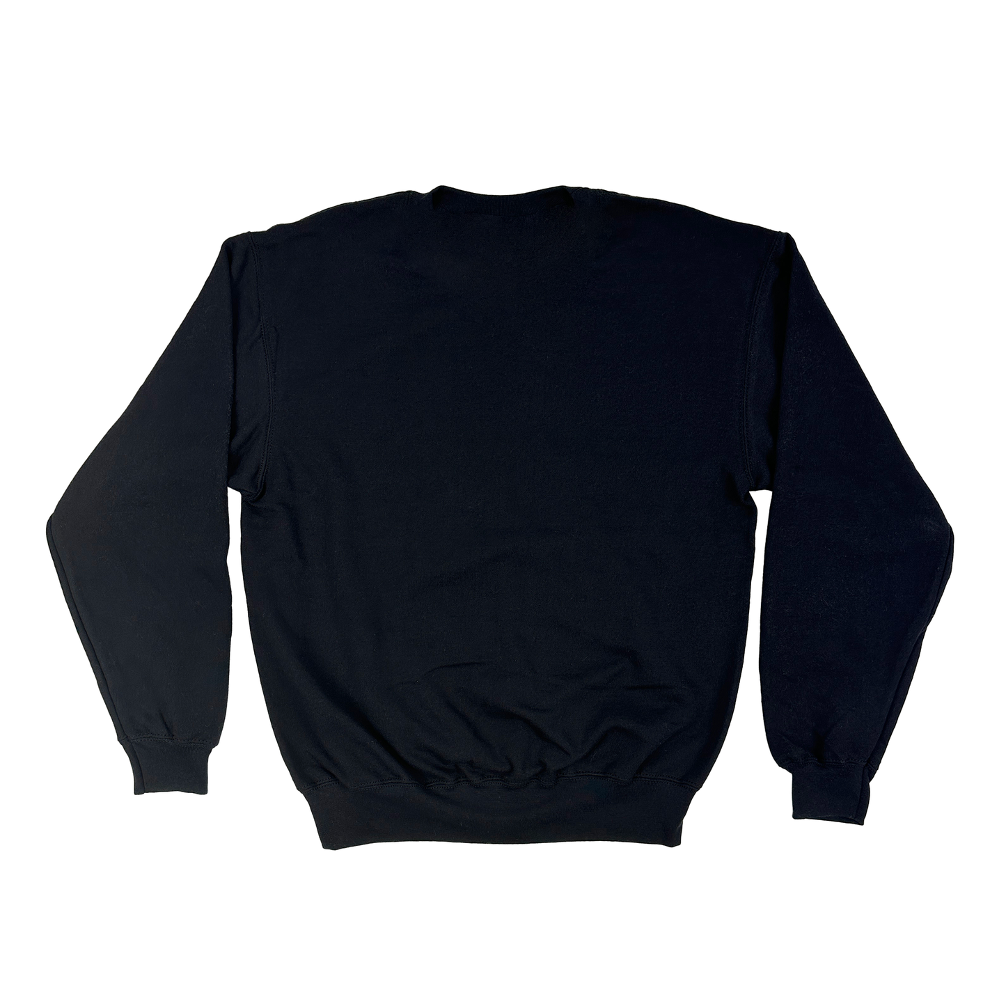 BLACK COTTON CREWNECK