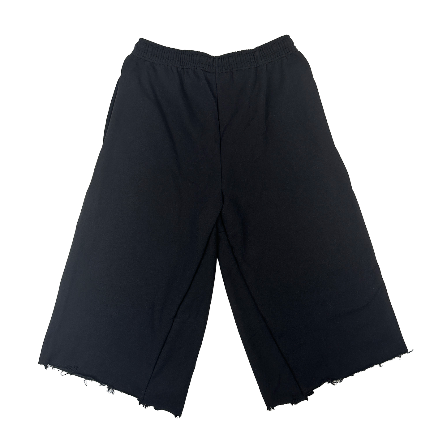 BLACK COTTON SHORTS