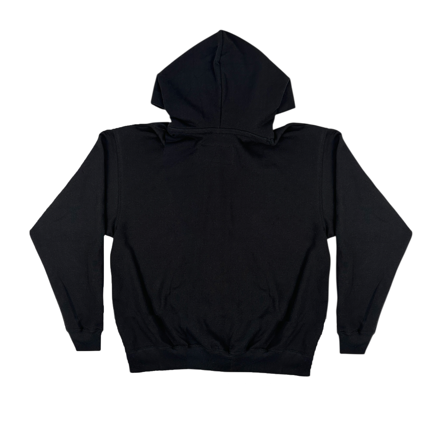 BLACK COTTON ZIP UP