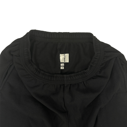 BLACK COTTON SHORTS