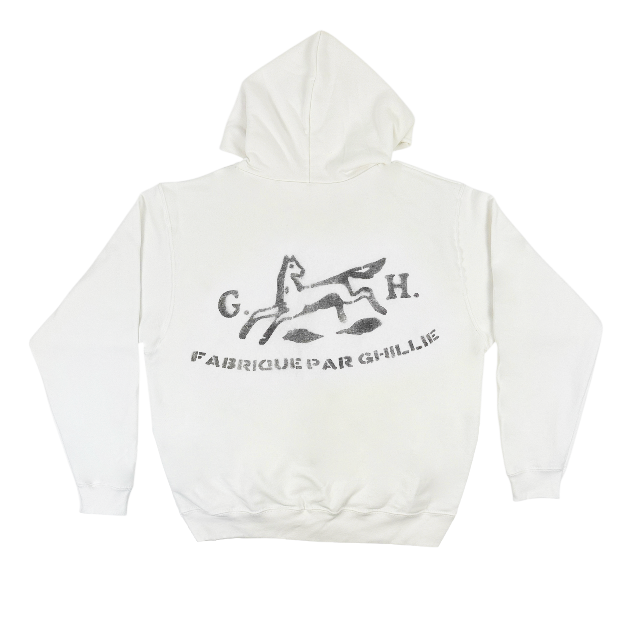 IVORY LOGO ZIP UP
