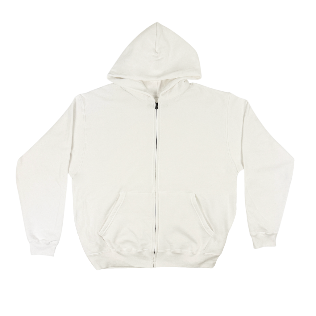 IVORY LOGO ZIP UP