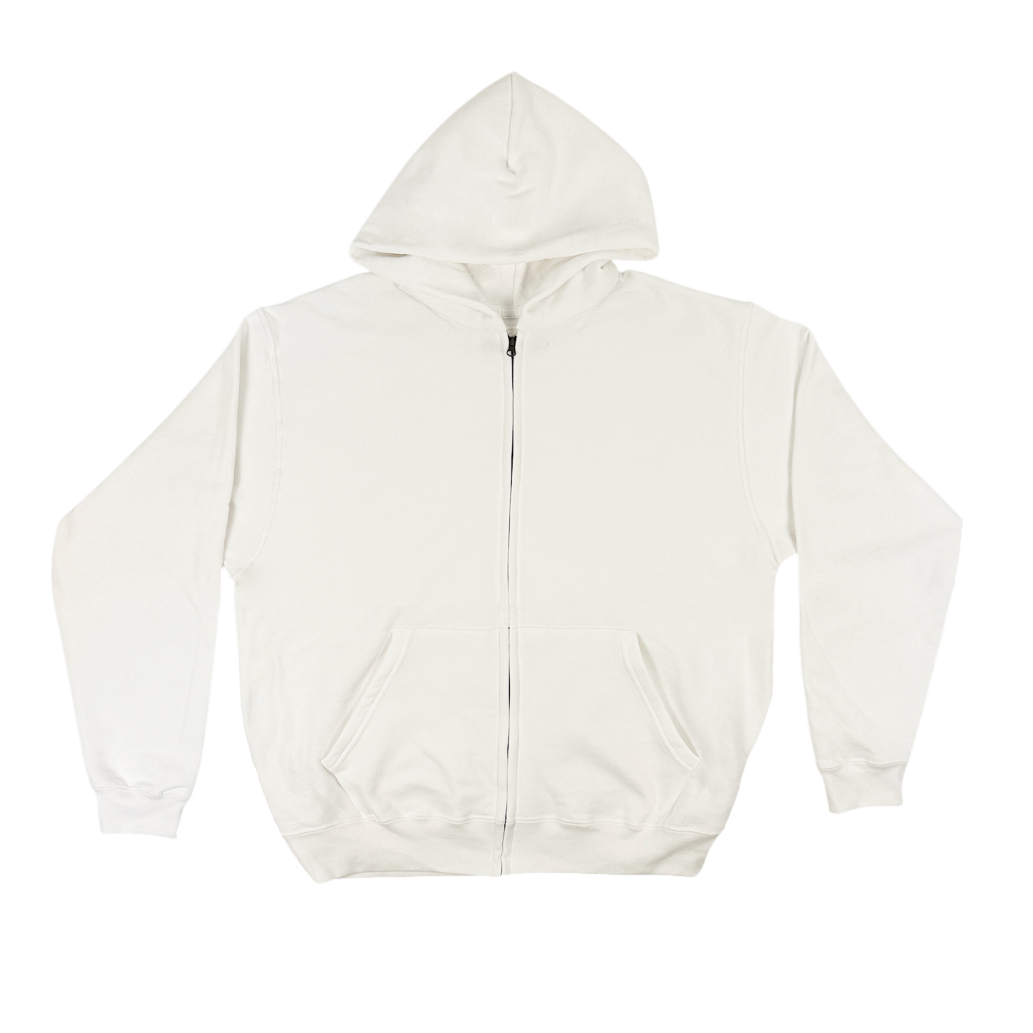 IVORY LOGO ZIP UP